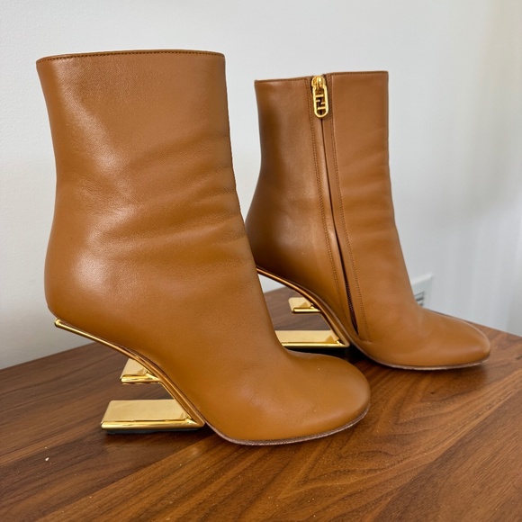 Fendi First FF Carmel Napa Booties - Picture 1 of 15
